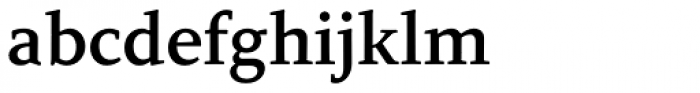 Quodlibet Serif Semi Bold Font LOWERCASE