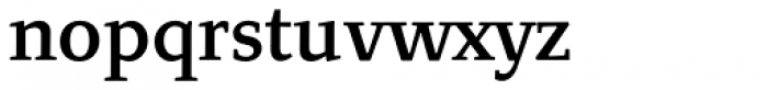 Quodlibet Serif Semi Bold Font LOWERCASE