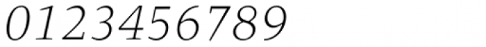 Quodlibet Serif Thin Italic Font OTHER CHARS