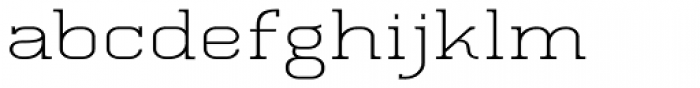 Quoral Expanded Font LOWERCASE