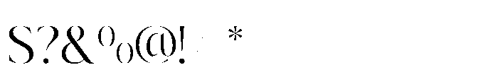 Quorina Regular Font OTHER CHARS