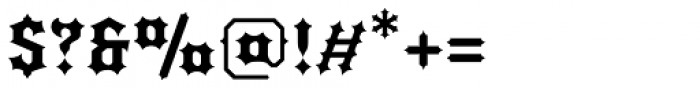 Quorthon Black III Font OTHER CHARS
