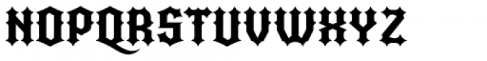 Quorthon Black III Font UPPERCASE
