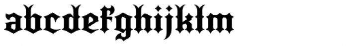 Quorthon Black III Font LOWERCASE