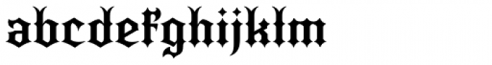 Quorthon Black II Font LOWERCASE