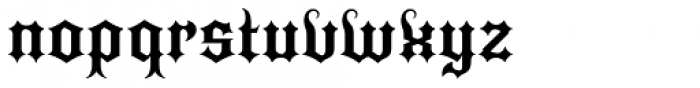 Quorthon Black II Font LOWERCASE