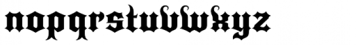 Quorthon Black IV Font LOWERCASE