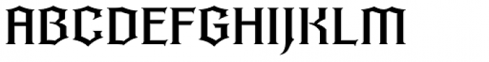 Quorthon Dark III Font UPPERCASE