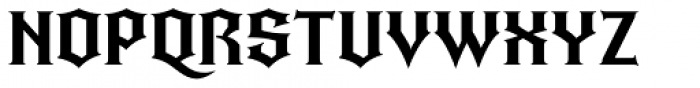 Quorthon Dark IV Font UPPERCASE