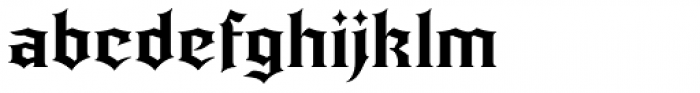 Quorthon Dark IV Font LOWERCASE