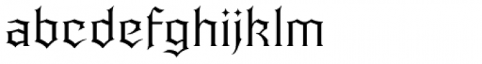 Quorthon Dark I Font LOWERCASE