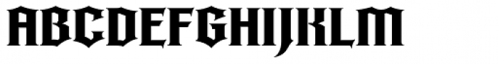 Quorthon Dark V Font UPPERCASE