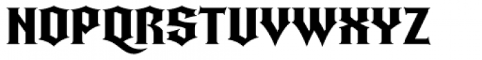 Quorthon Dark V Font UPPERCASE
