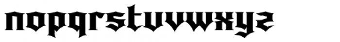 Quorthon Dark V Font LOWERCASE
