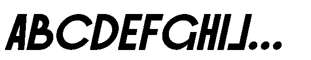 Quory Italic Font UPPERCASE