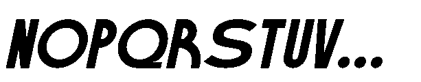 Quory Italic Font UPPERCASE