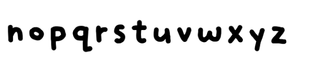 Quote Note Regular Font LOWERCASE