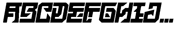 Qura Italic Font UPPERCASE