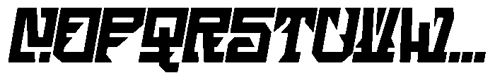 Qura Italic Font UPPERCASE