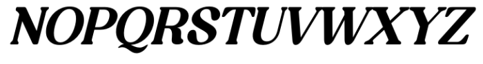 Qureah Italic Font UPPERCASE