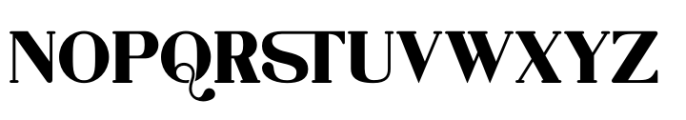 Qurgo Woody Regular Font UPPERCASE