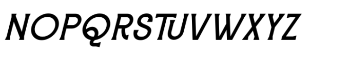 Qurio Italic Font UPPERCASE