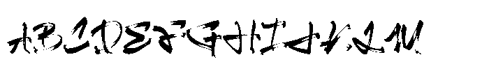 Quritty Kustem Font UPPERCASE