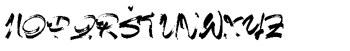 Quritty Kustem Font UPPERCASE