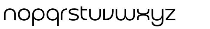 Qurova Light Static Font LOWERCASE