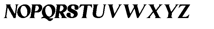 Qustigue Italic Font UPPERCASE