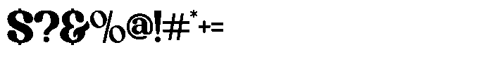 Qustigue Regular Font OTHER CHARS