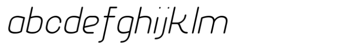 Quta Rounded Light Italic FONT