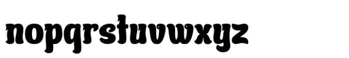 Qutcoy Regular Font LOWERCASE