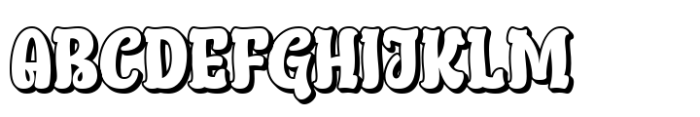 Qutcoy Shadow Font UPPERCASE