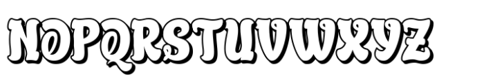 Qutcoy Shadow Font UPPERCASE