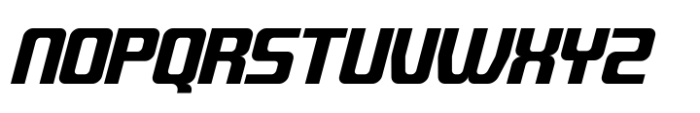 Quub Black Italic Font UPPERCASE