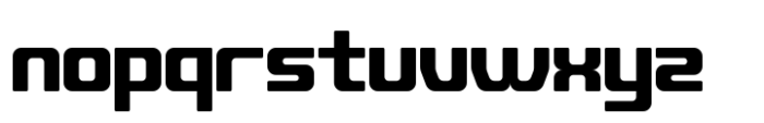 Quub Black Rounded Font LOWERCASE