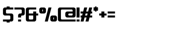 Quub Bold Font OTHER CHARS