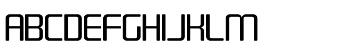 Quub Regular Rounded Font UPPERCASE