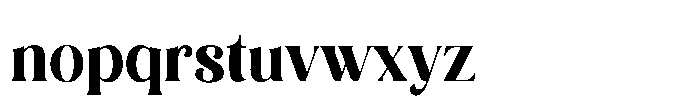 Quvera Font LOWERCASE