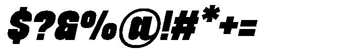 Quwela Italic Font OTHER CHARS