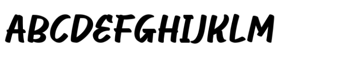 Quxag Italic Font UPPERCASE