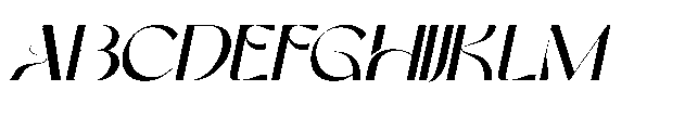 Quylo Oblique Font UPPERCASE
