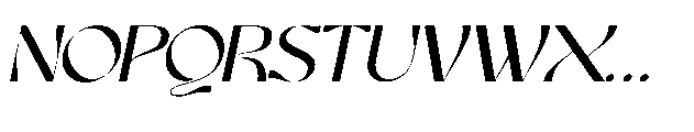 Quylo Oblique Font UPPERCASE