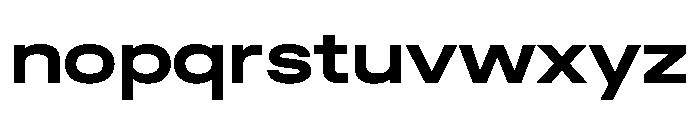 Quablo Bold Font LOWERCASE