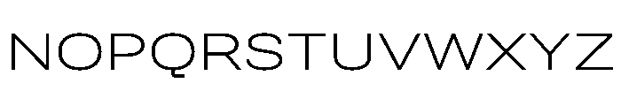 Quablo Light Font UPPERCASE