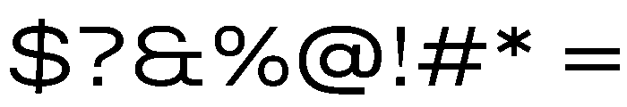 Quablo Regular Font OTHER CHARS