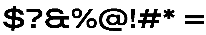 Quablo SemiBold Font OTHER CHARS