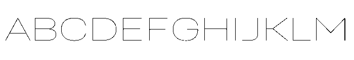 Quablo Thin Font UPPERCASE