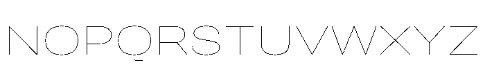 Quablo Thin Font UPPERCASE